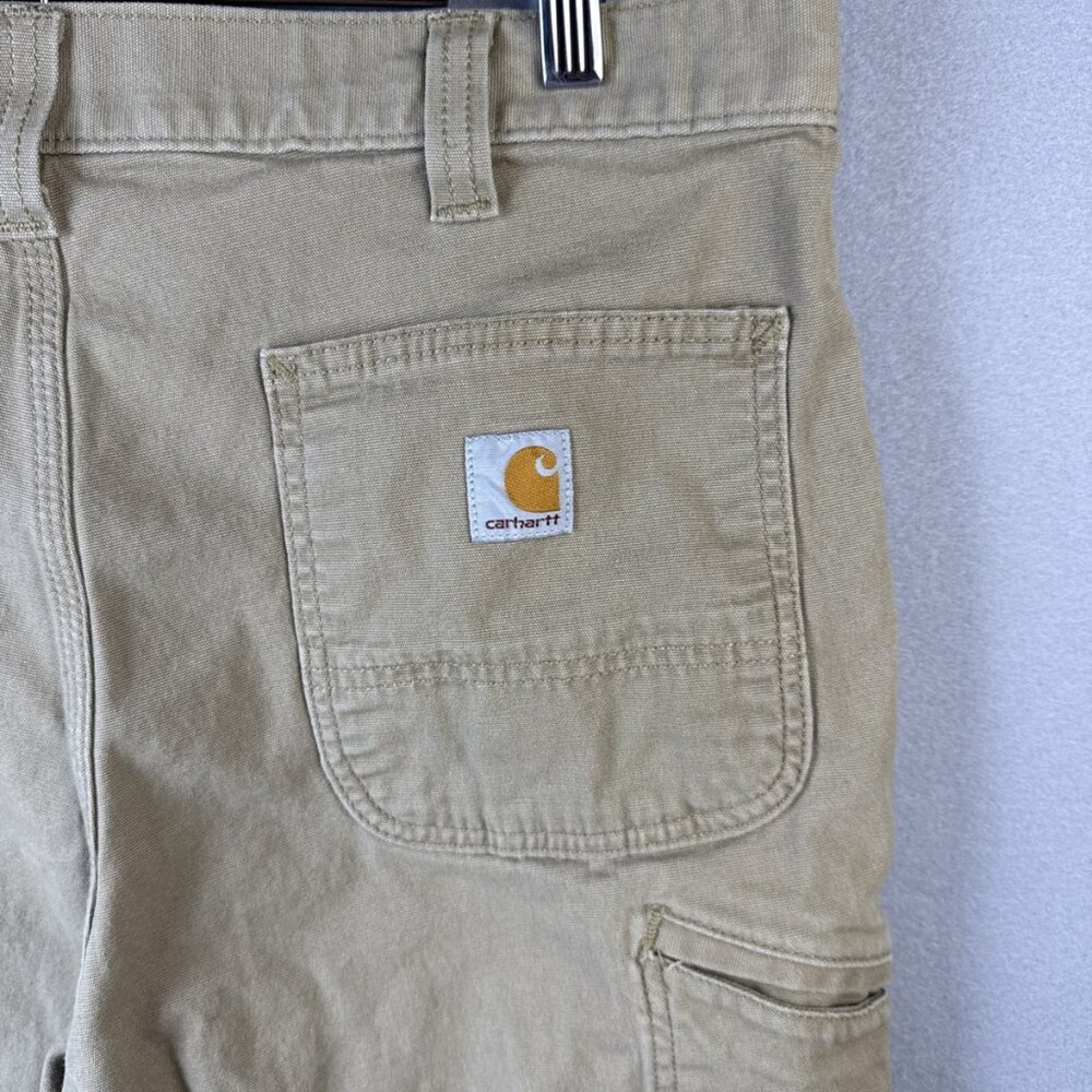 Carhartt Carpenter Pants Mens 36x30 Rugged Flex Relaxed Fit Farm Barn Field Work - Picture 8 of 11